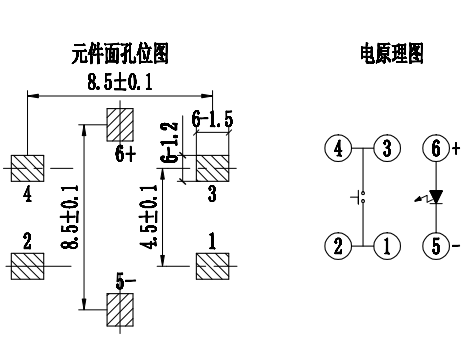 THBM03-A035NB-R-A 焊盘图