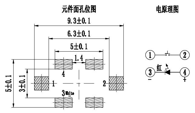 THBM03-A035NB-R-A 焊盘图