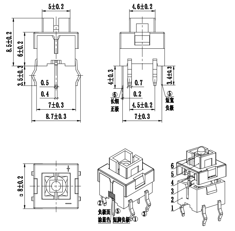 TAF01-BWJ-R  2616-160gf尺寸图