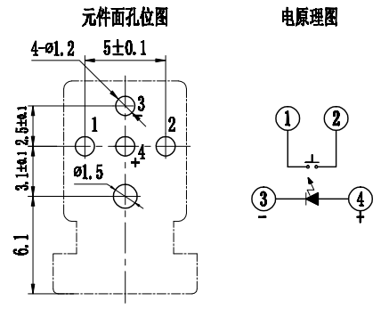 TAF01-BWJ-R  2616-160gf焊盘图