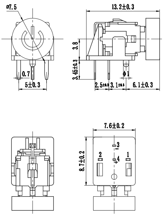 TAF01-BWJ-R  2616-160gf尺寸图
