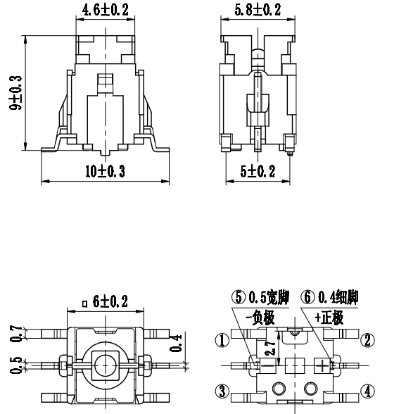 TAF01-BWJ-R  2616-160gf尺寸图